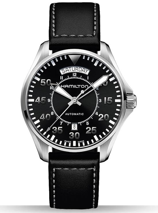 luxury Hamilton Khaki Pilot Day Date H64615735 replica watches
